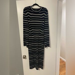 Jcrew ribbed sweater dress L